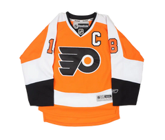 Philadelphia Flyers Reebok NHL Youth Captain Replica Hockey Jersey