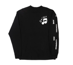 Re:SET Live Concert Series Music Man Black Long Sleeve T-Shirt