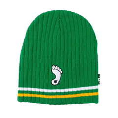 North Carolina Tar Heels BBH NCAA Alternative Logo Striped Winter Knit Hat Beanie - Green