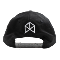 RAWGEAR Train Adjustable 3D Logo Black Snapback Cap Adjustable Hat