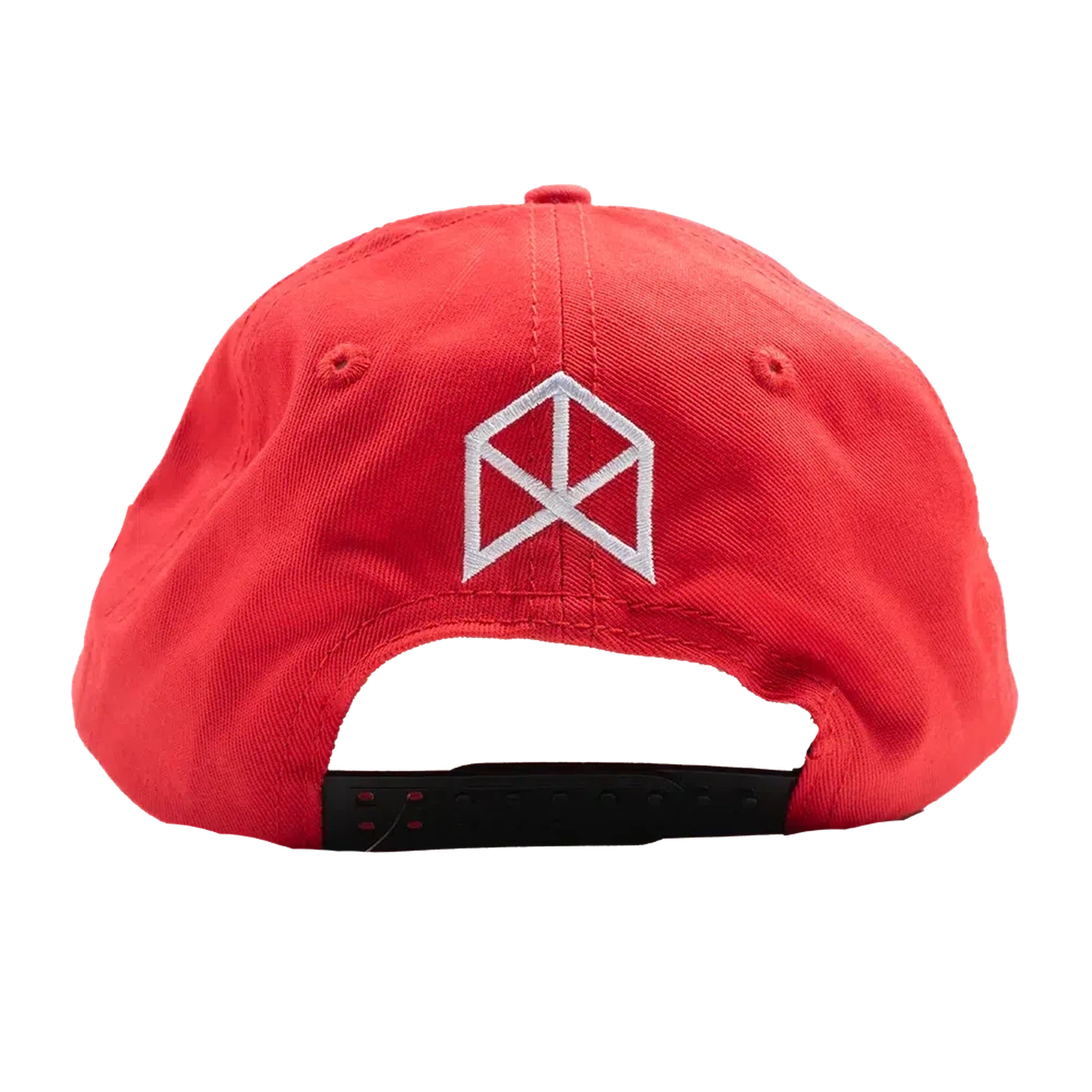 RAWGEAR Train Adjustable 3D Logo Red Snapback Cap Adjustable Hat