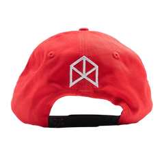 RAWGEAR Train Adjustable 3D Logo Red Snapback Cap Adjustable Hat