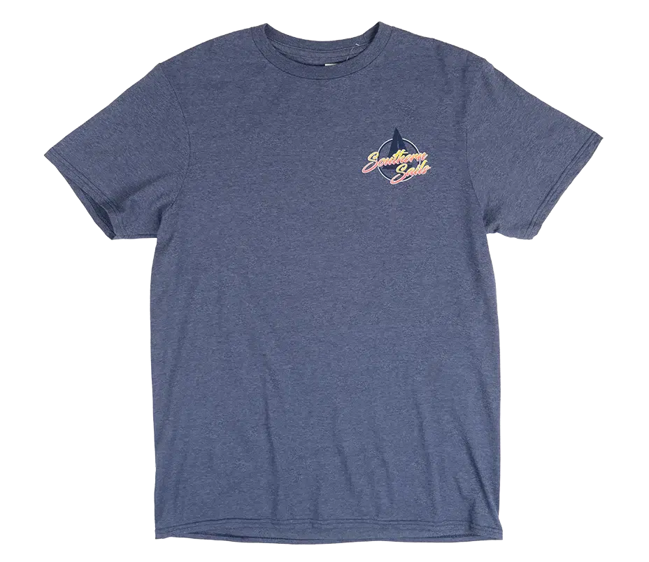 Croft & Barrow Southern Sails Graphic Men's Navy Blue T-Shirt
