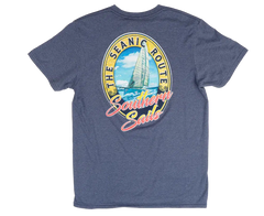 Croft & Barrow Southern Sails Graphic Men's Navy Blue T-Shirt