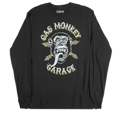 Gas Monkey Garage Black Long Sleeve T-Shirt for Men