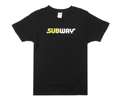 Sandwich Shop Short Sleeve Men's Black T-Shirt