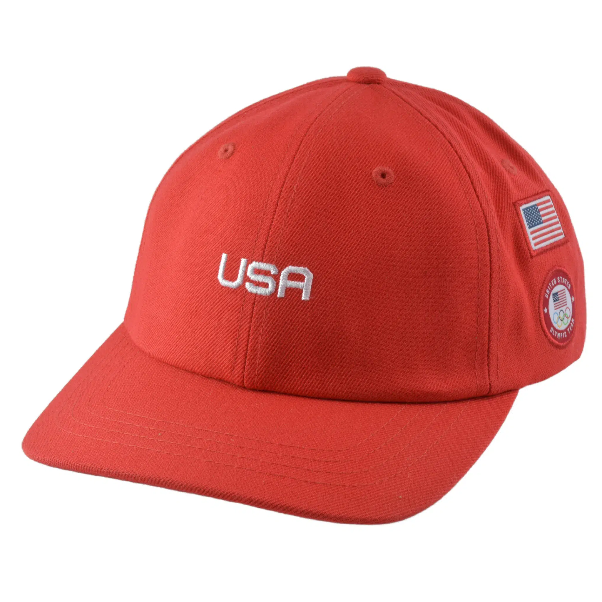 Officially Licensed Team USA Olympic Red Adjustable Strapback Hat by Hurley