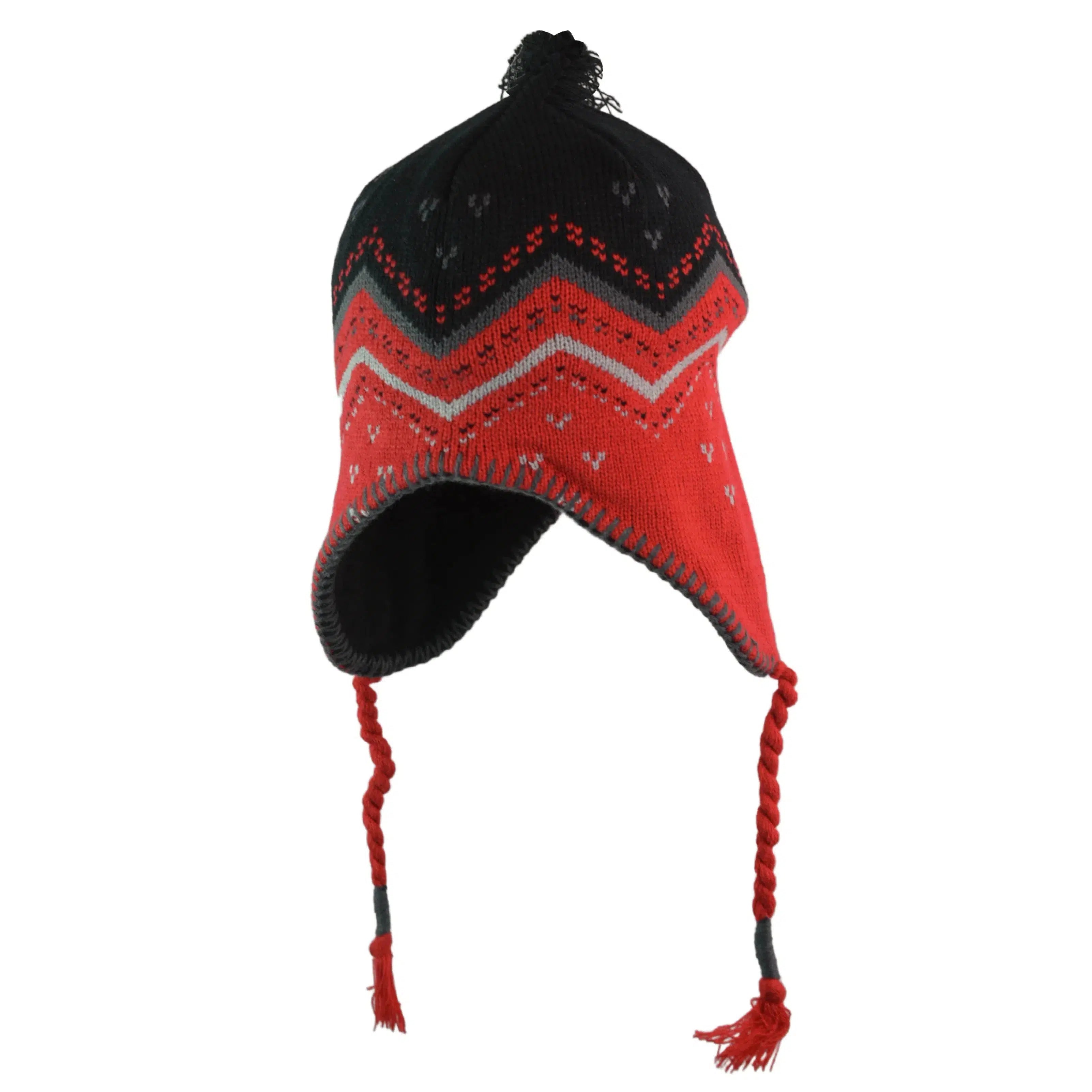 WKU Western Kentucky Hill toppers NCAA Team Logo Beanie with Ear Flaps and Tassels