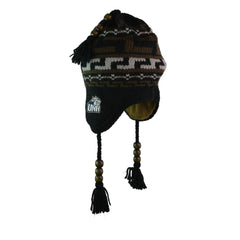 UNH New Hampshire Wildcats NCAA Knit Beanie Winter Hat with Wood Beaded Tassels