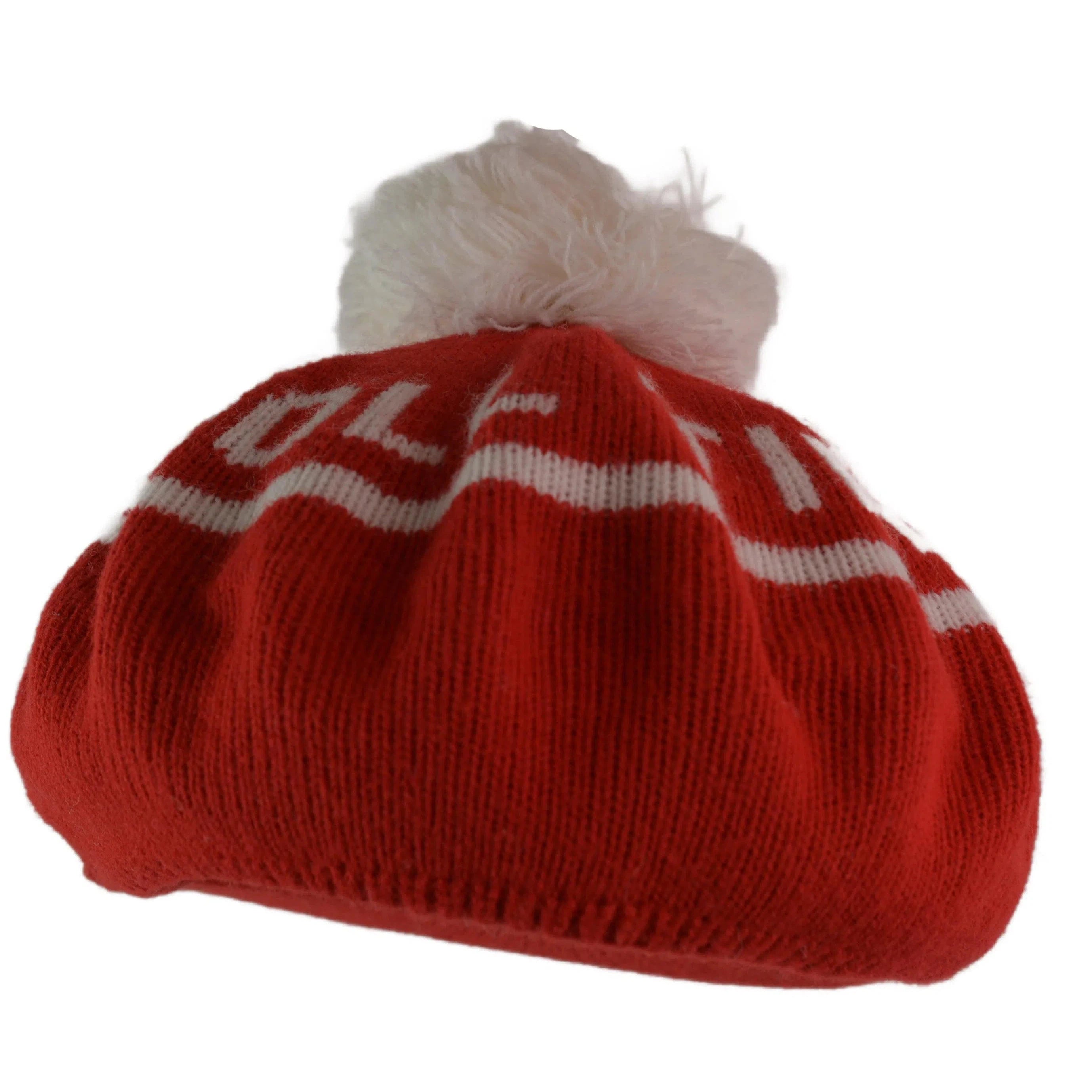 Alabama Crimson Tide NCAA Red knit Tam o' Shatner Style Golf Winter Hat with Pom