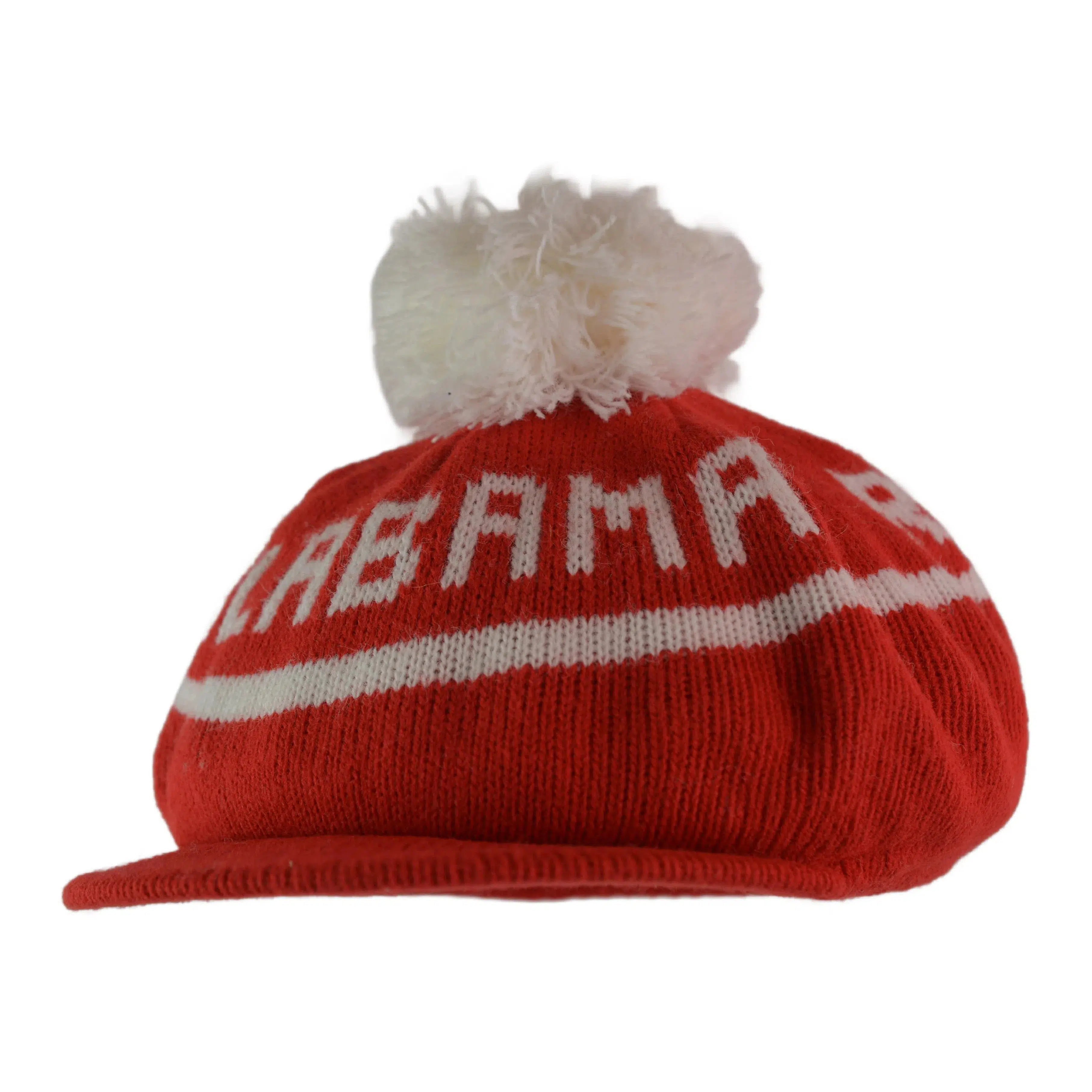 Alabama Crimson Tide NCAA Red knit Tam o' Shatner Style Golf Winter Hat with Pom