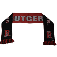 Rutgers Scarlet Knights NCAA Team Knit Logo Winter Scarf