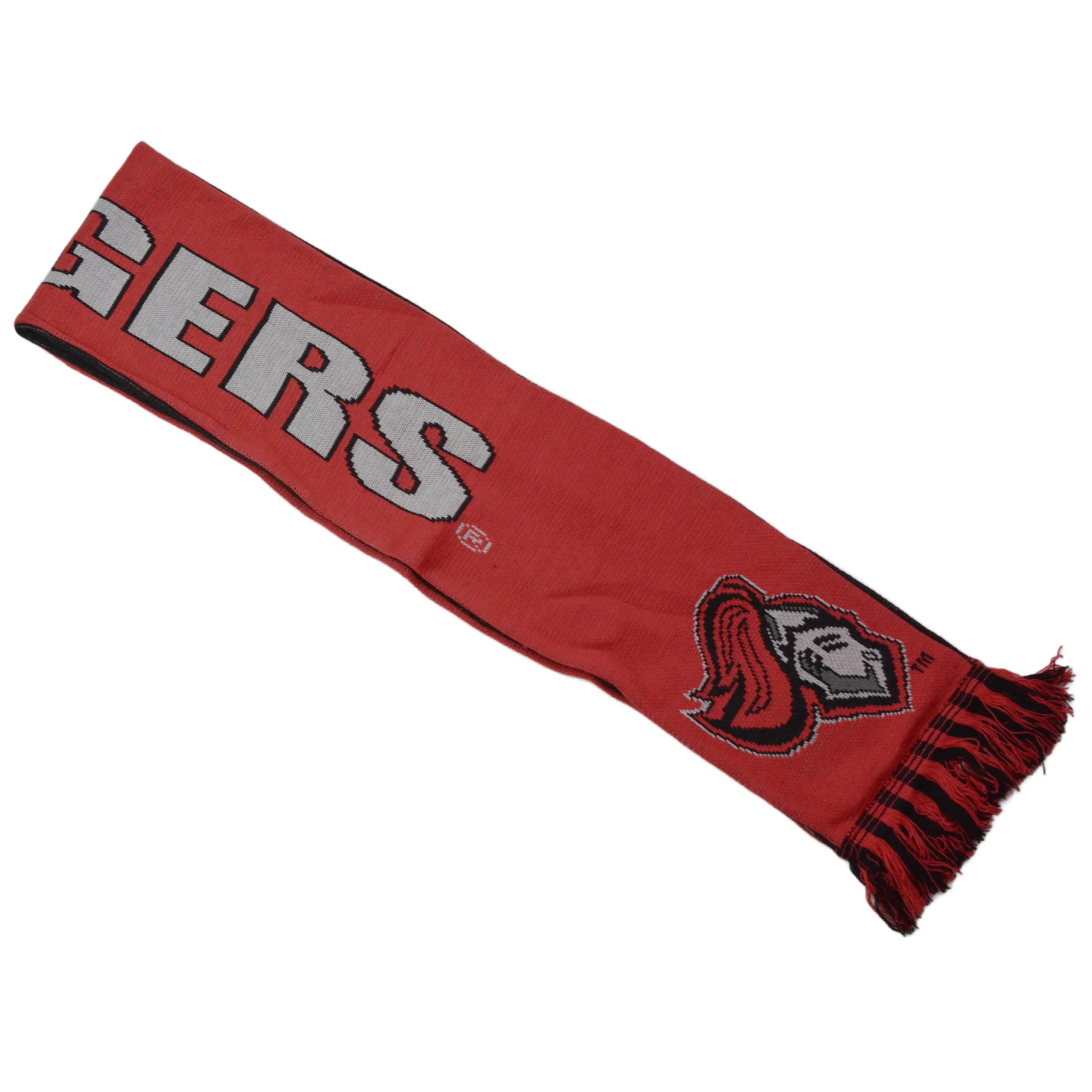 Rutgers Scarlet Knights NCAA Team Knit Logo Winter Scarf