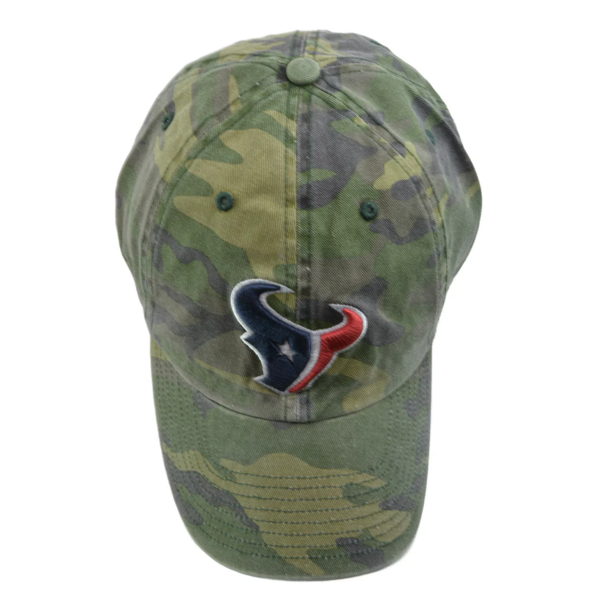 Houston Texans NFL Team Camouflage Logo Clean Up Adjustable Dad Hat Cap by '47