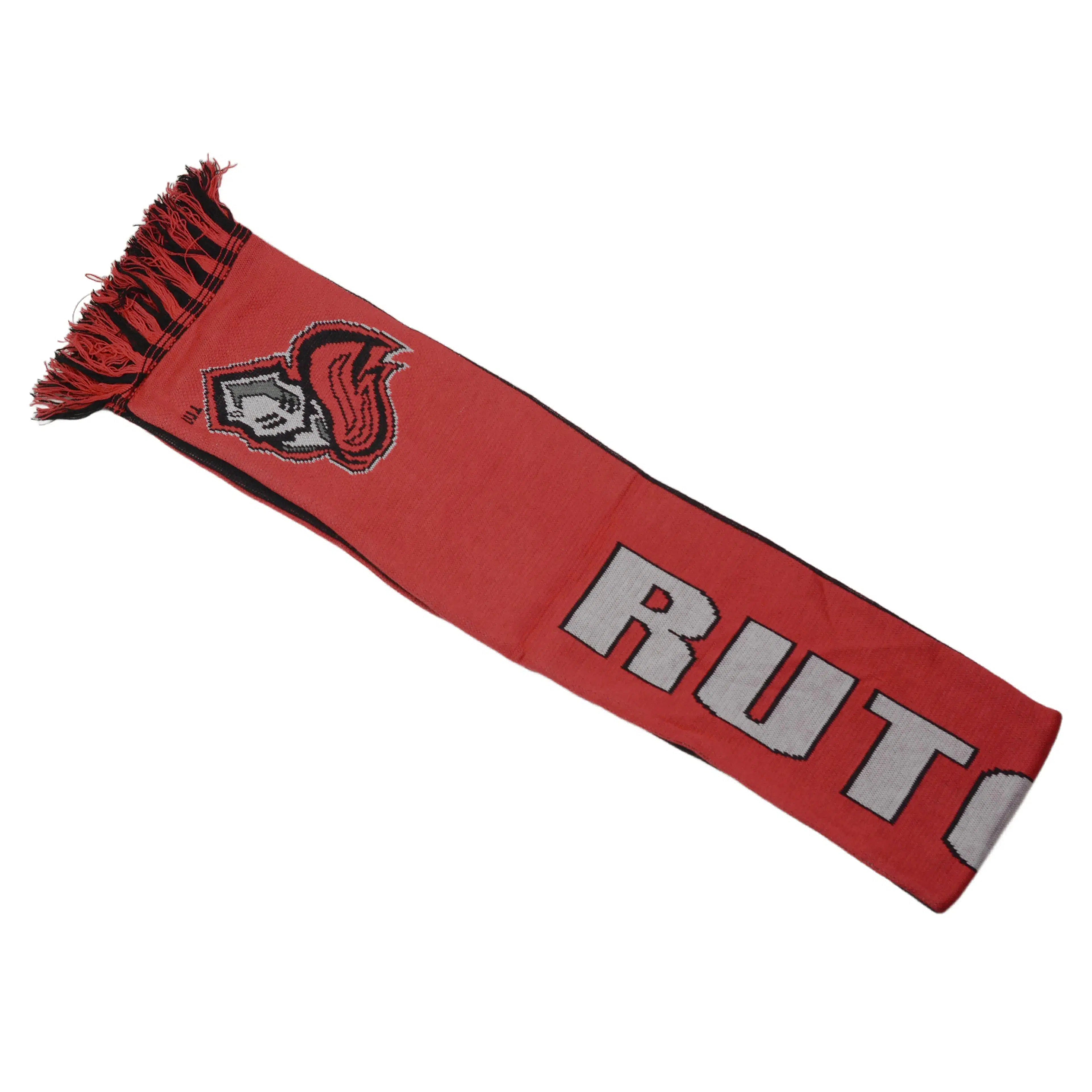 Rutgers Scarlet Knights NCAA Team Knit Logo Winter Scarf