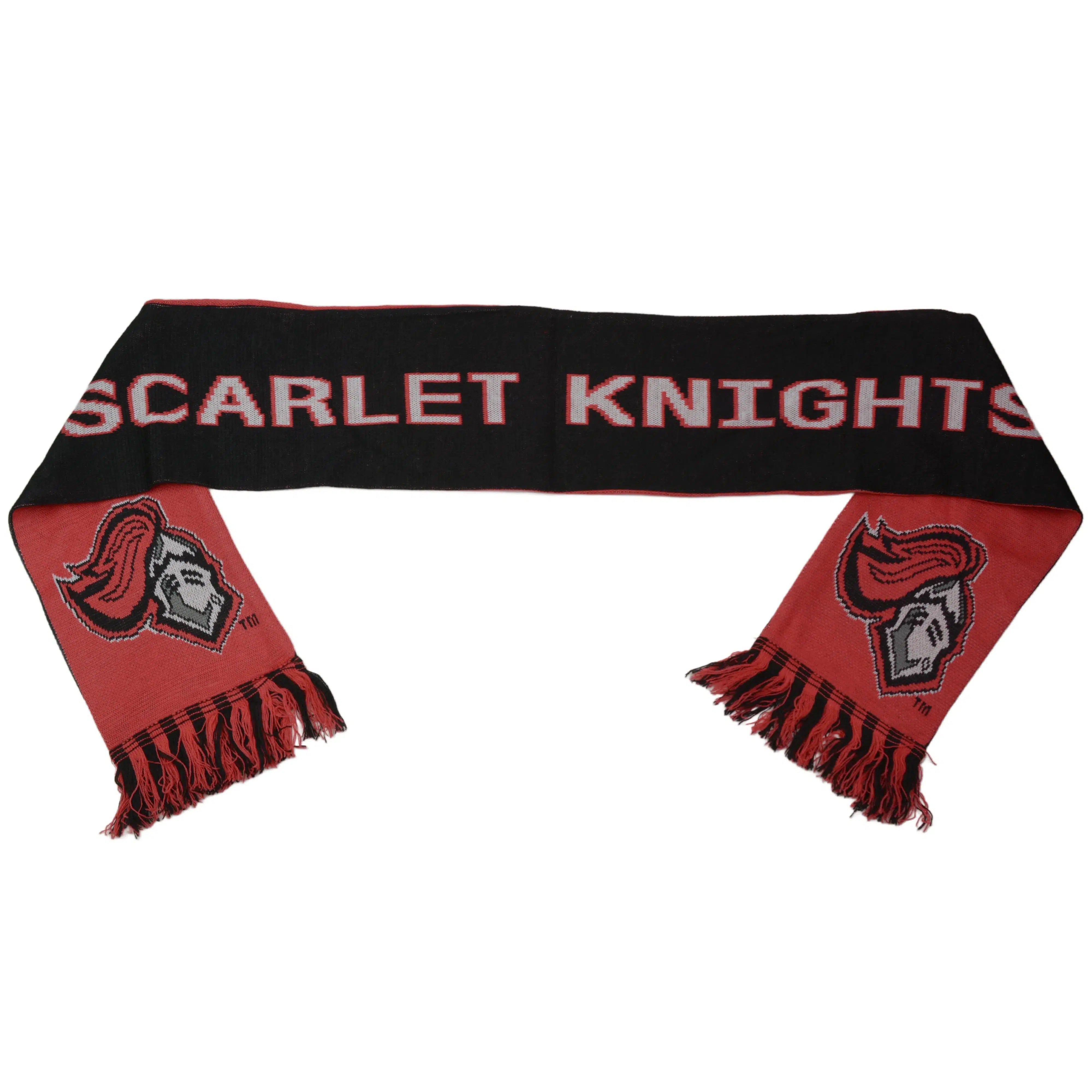 Rutgers Scarlet Knights NCAA Team Knit Logo Winter Scarf