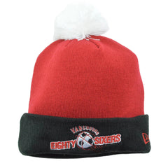 Vancouver Eighty Sixers Retro Whitecaps Soccer MLS Knit Pom Pom Beanie, Winter Hat