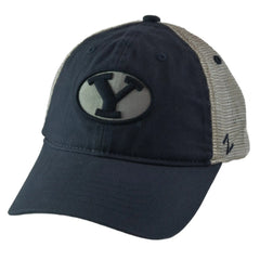 BYU Cougars Brigham Young Zephyr NCAA Team Logo Mesh Back Adjustable Hat