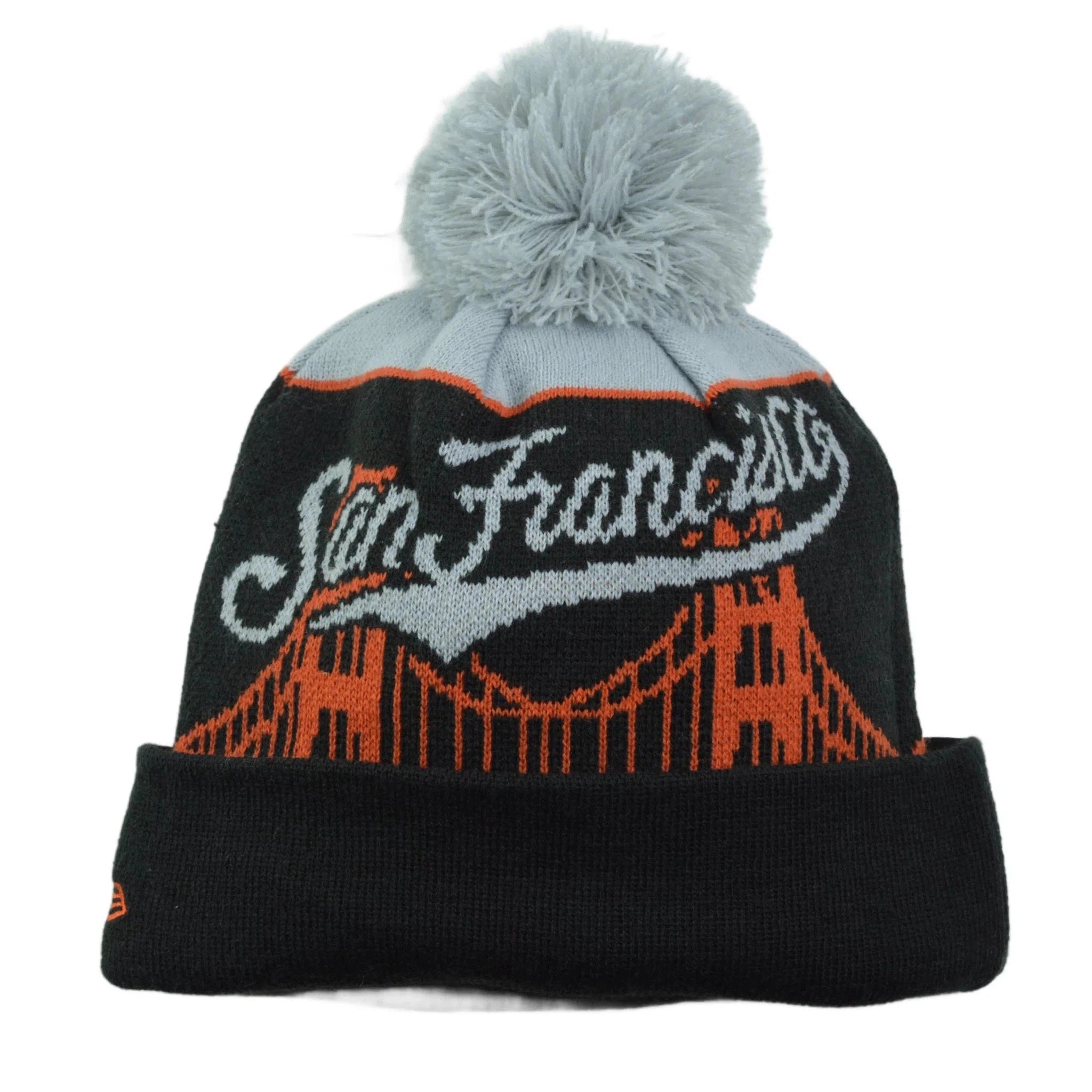 San Francisco Giants Bay Bridge MLB Baseball Knit Pom Cuffed WInter Hat by New Era