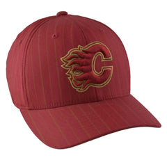 Calgary Flames Golden Flex Stretch Fit Hockey Hat by Old Time Hockey