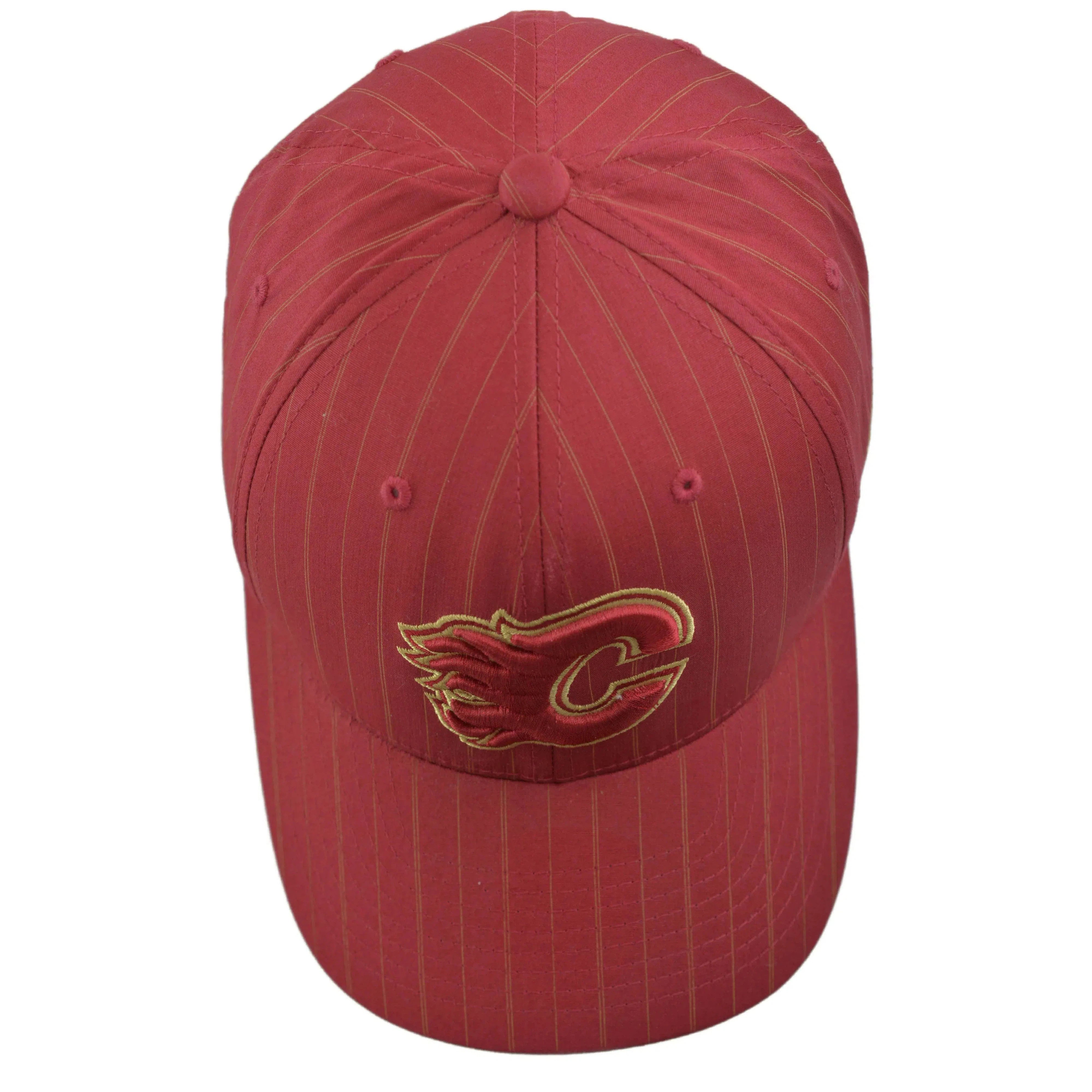 Calgary Flames Golden Flex Stretch Fit Hockey Hat by Old Time Hockey