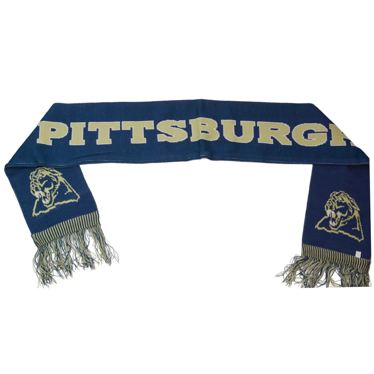 Pittsburgh Panthers NCAA Team Knit Logo Winter Scarf