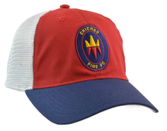 Chicago Fire FC Fanatics Americana Mesh Back Adjustable Soccer Hat