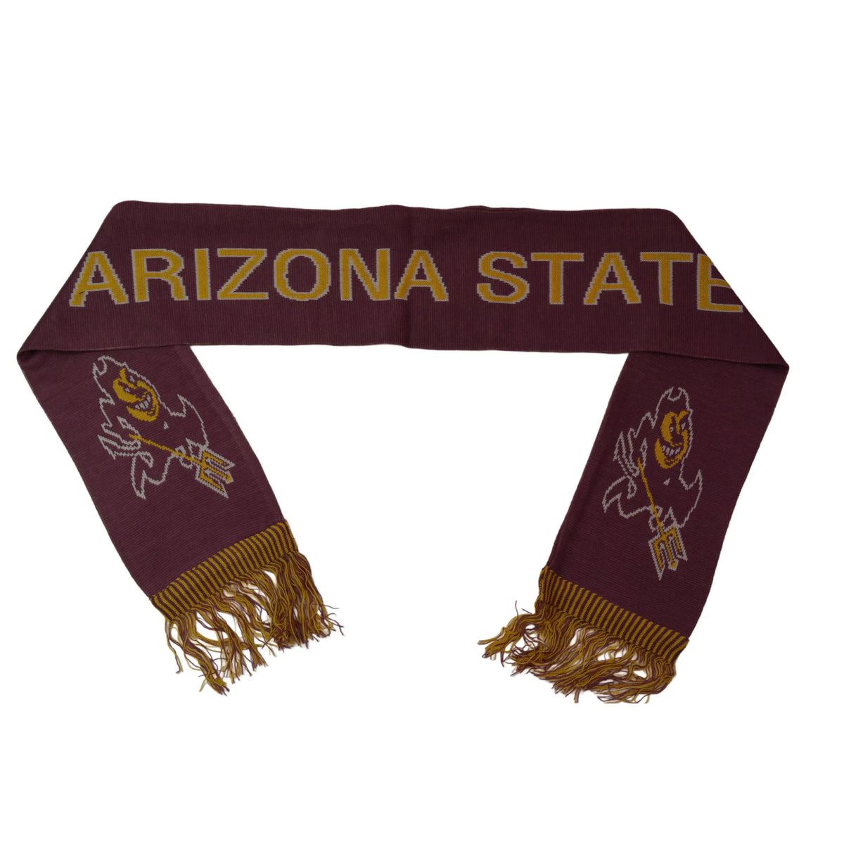 Arizona State Sun Devils NCAA Team Knit Logo Winter Scarf