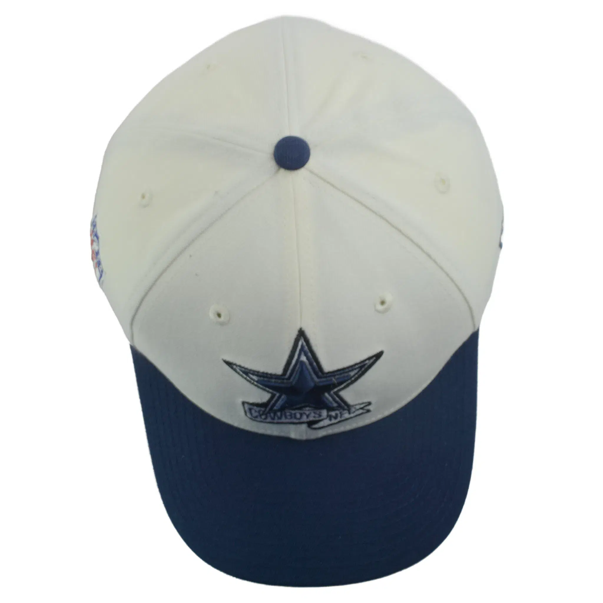 Dallas Cowboys New Era 39THIRTY NFL Sideline Coaches Flex Fit Ivory & Blue Football Hat