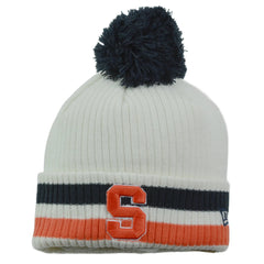 Syracuse Orange NCAA Retro Cuff Knit Pom Pom Winter Hat by New Era