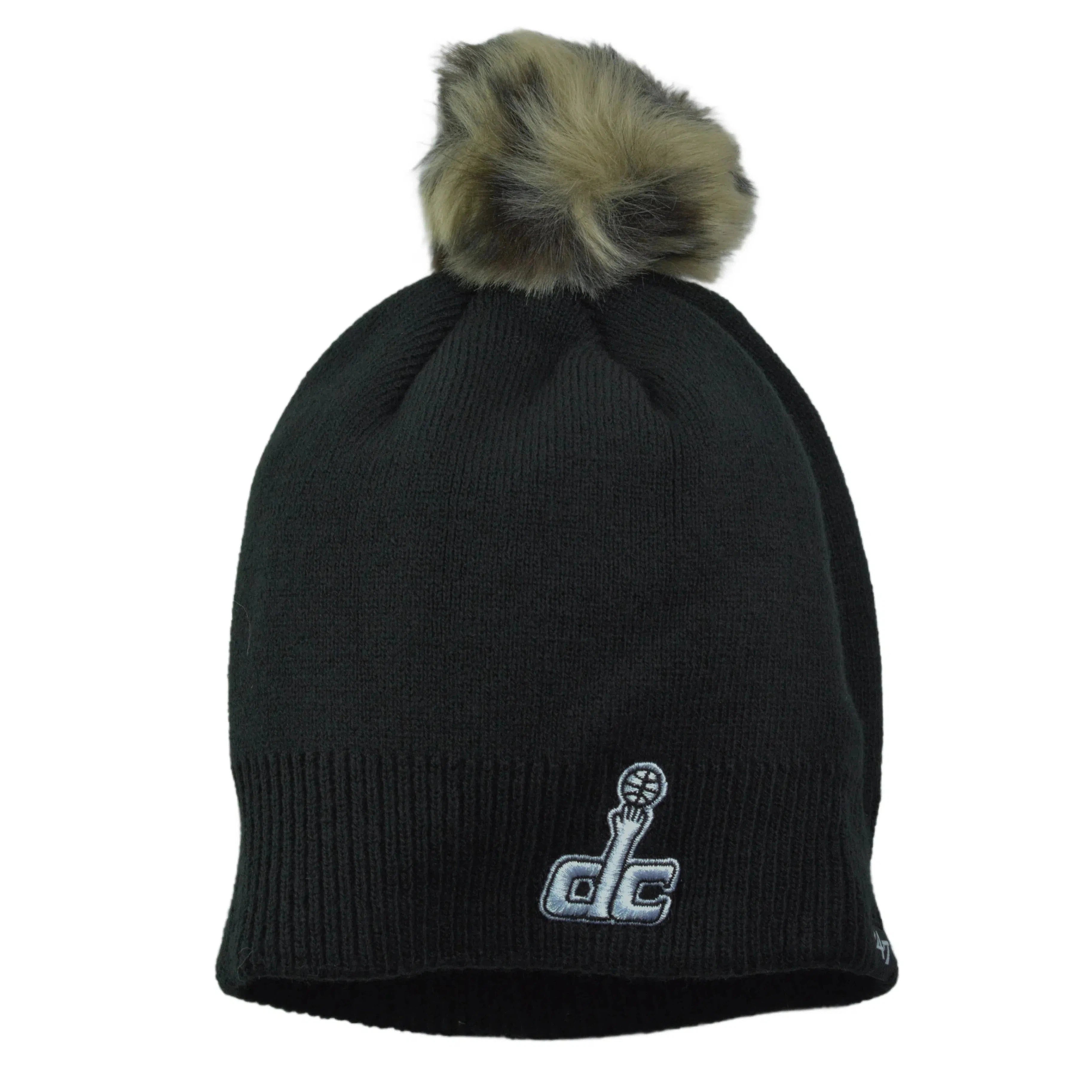 Washington Wizards '47 Serengeti Women's NBA Fuzzy Basketball Team Fuzzy Pom Winter Hat