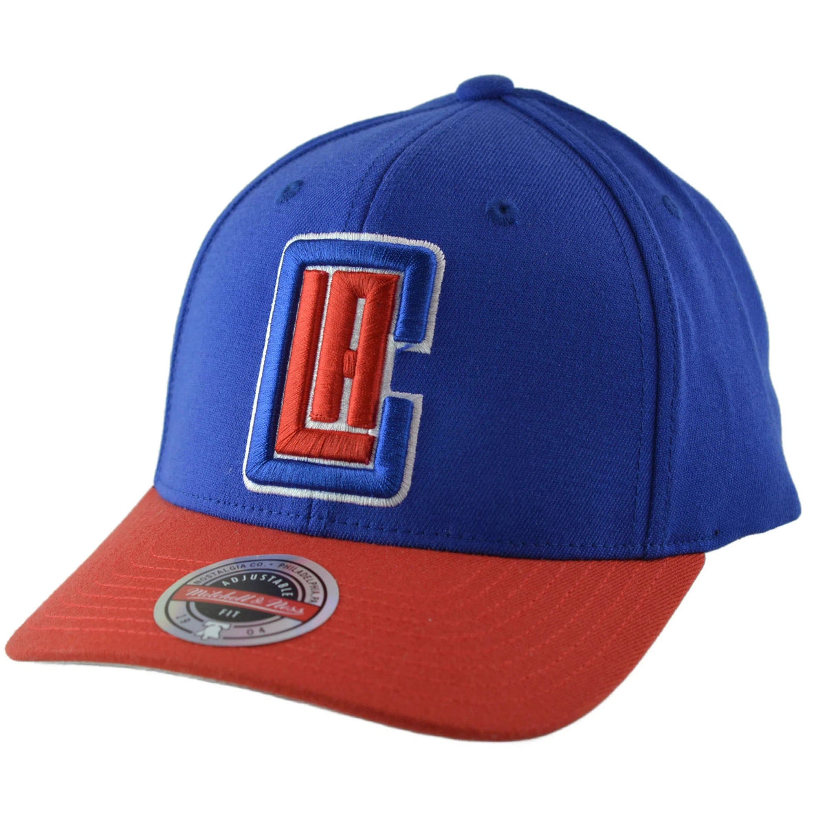 Los Angeles Clippers NBA Team 2 Tone Redline Men's Snapback Cap Hat by Mitchell & Ness