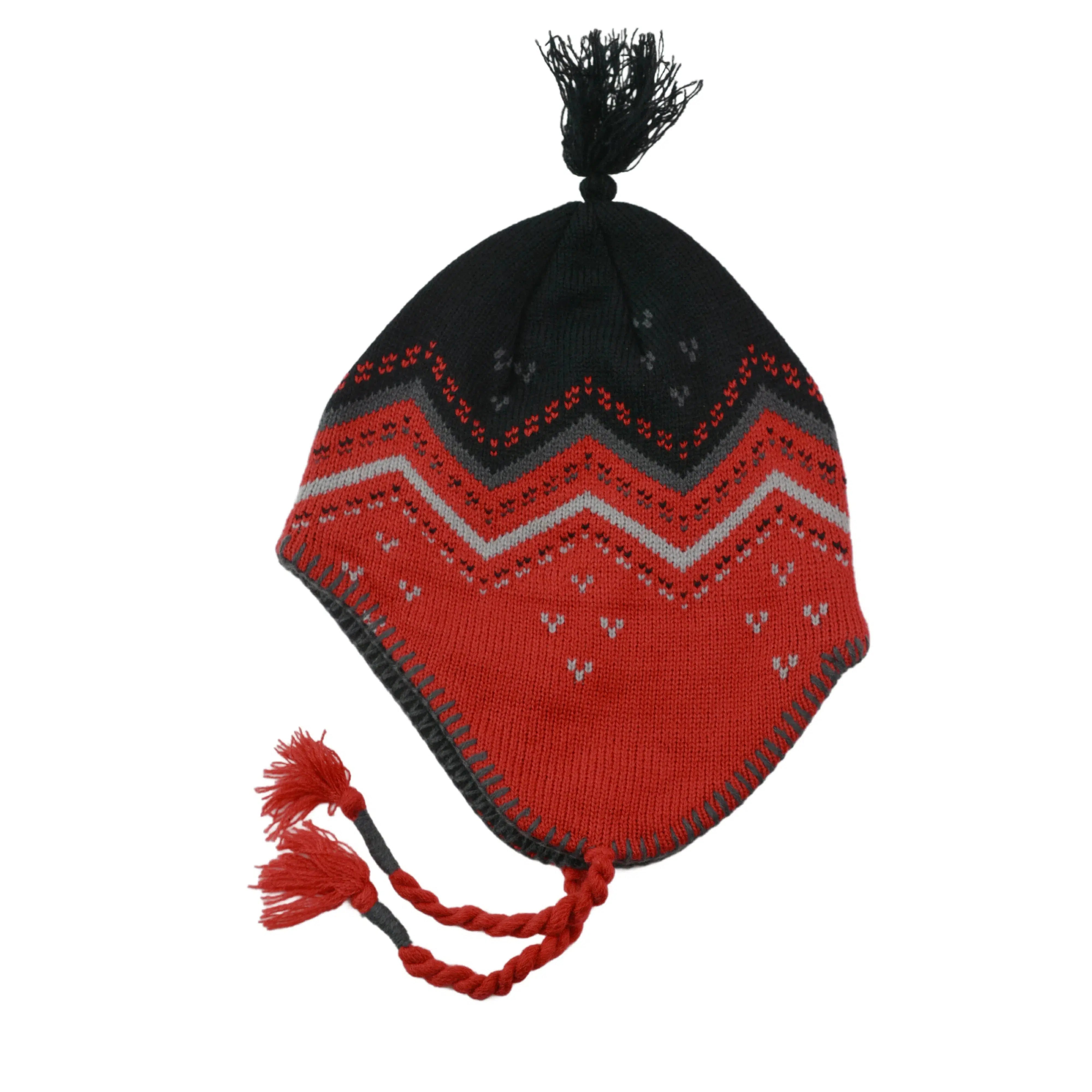 WKU Western Kentucky Hill toppers NCAA Team Logo Beanie with Ear Flaps and Tassels