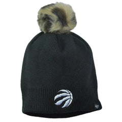 Toronto Raptors '47 Serengeti Women's NBA Fuzzy Basketball Team Fuzzy Pom Winter Hat