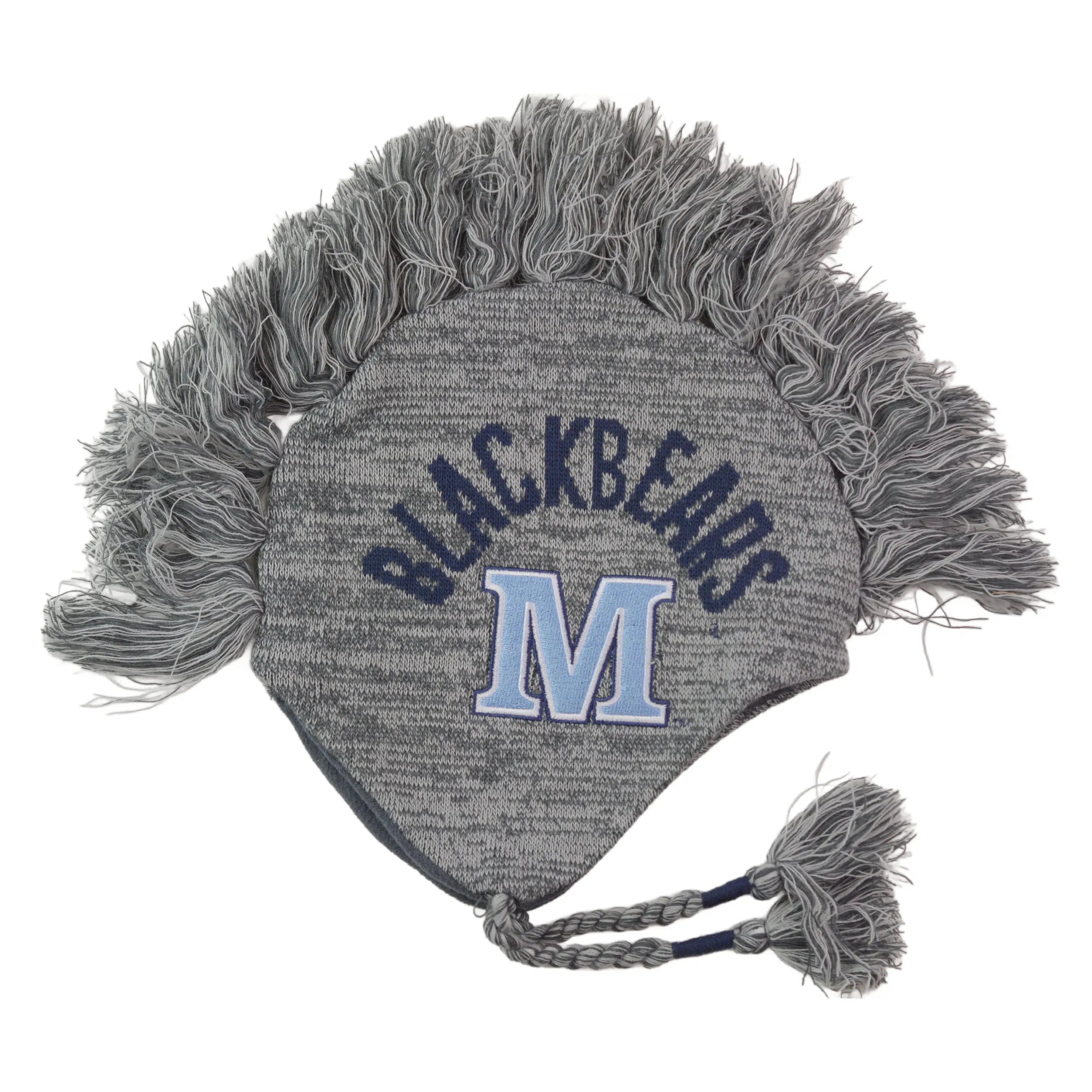 Maine Black Bears NCAA Mohawk-Style Gray Winter Beanie