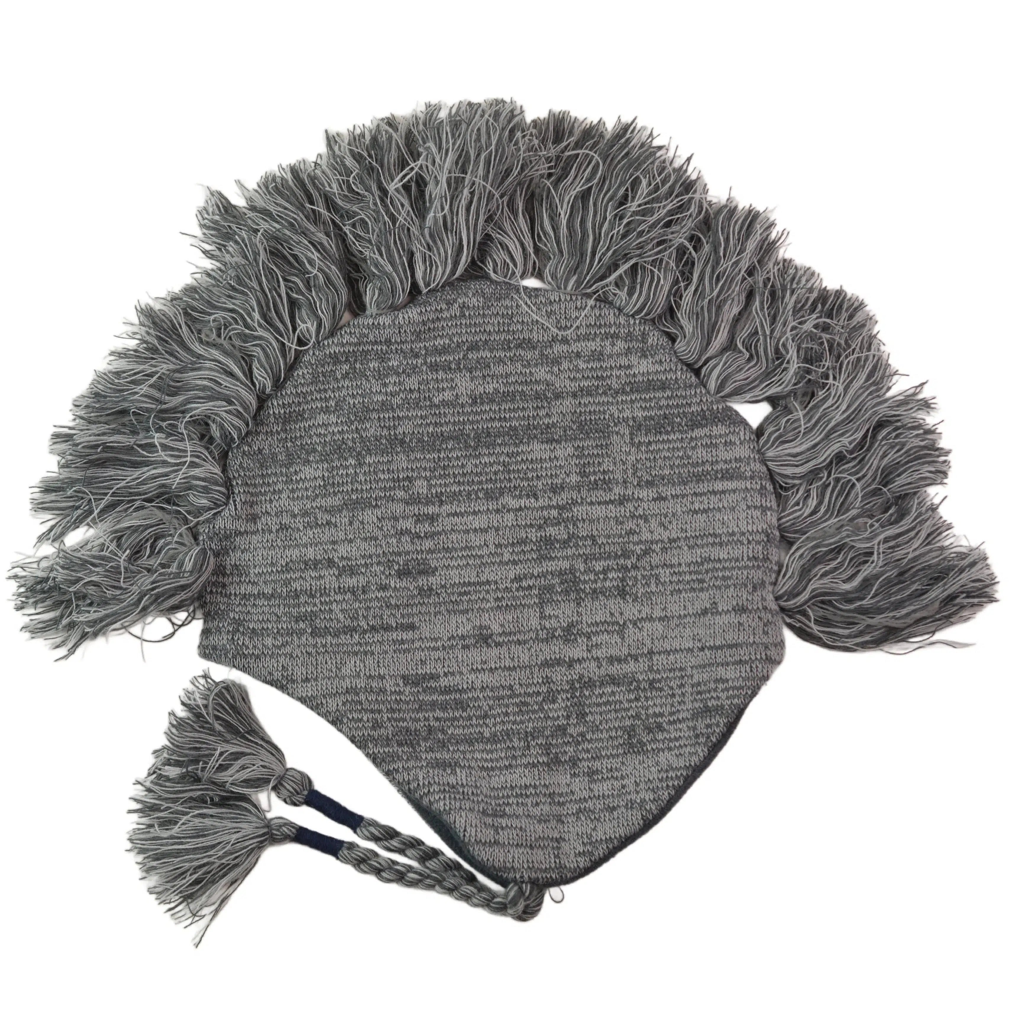 Maine Black Bears NCAA Mohawk-Style Gray Winter Beanie