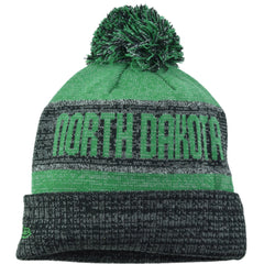 North Dakota Fighting Hawks NCAA Pom Pom Winter Knit Hat beanie by New Era