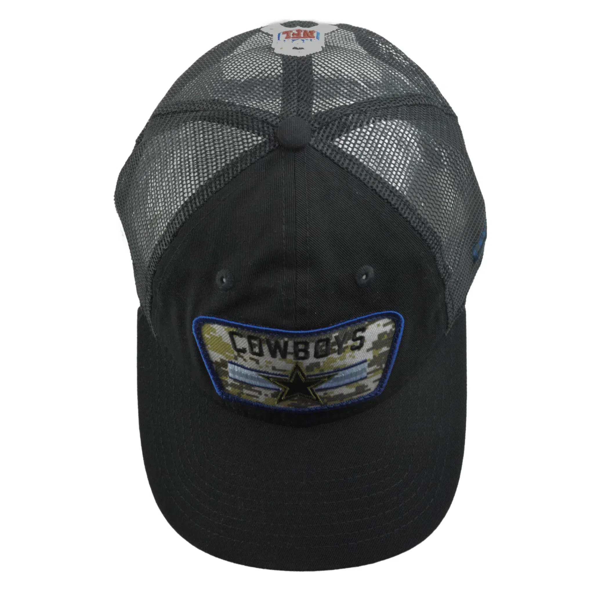 Dallas Cowboys New Era 920 Salute To Service Black Mesh Back Adjustable Men's Snapback Hat