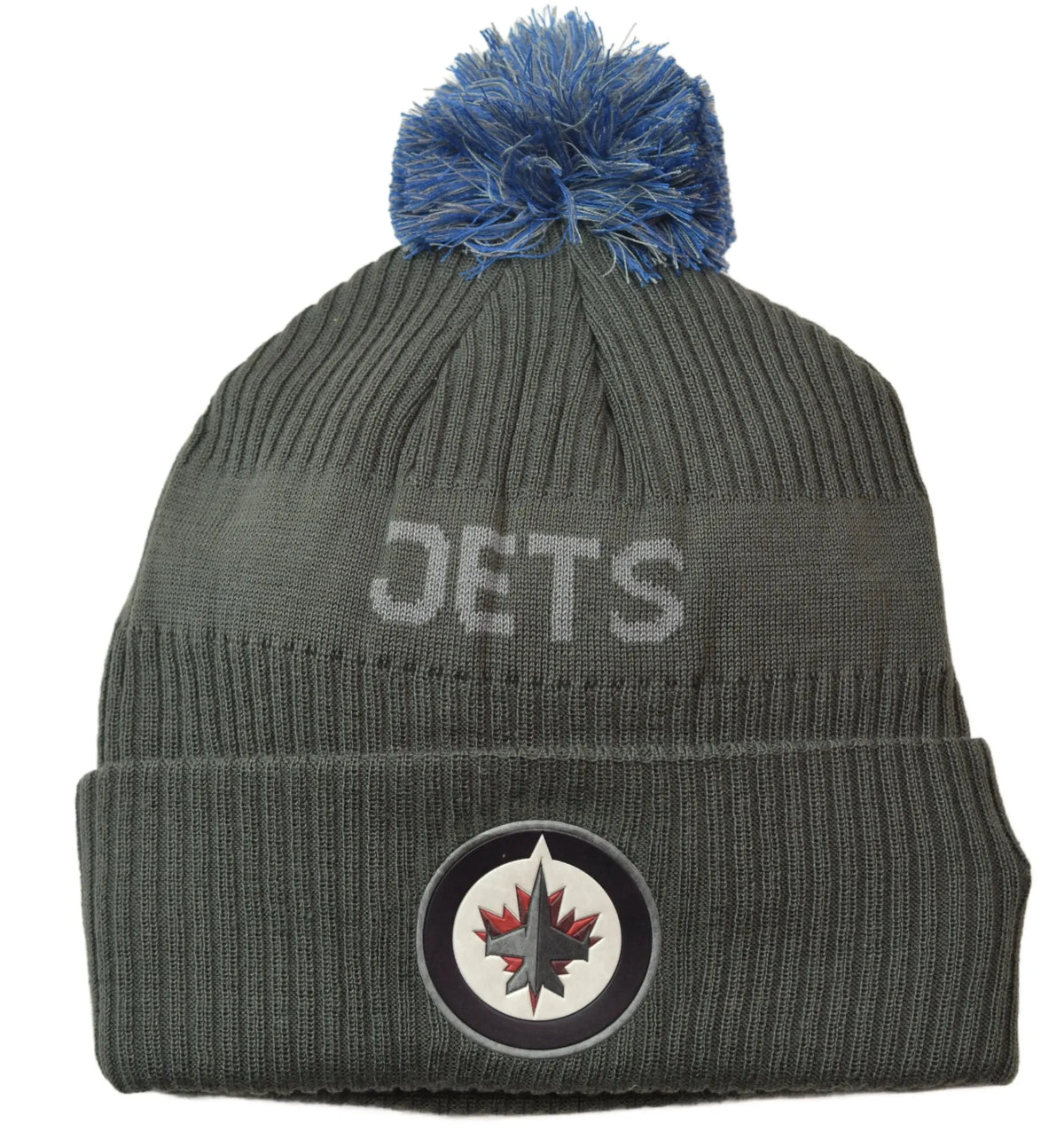 Winnipeg Jets Authentic Pro Home Ice Pom Beanie