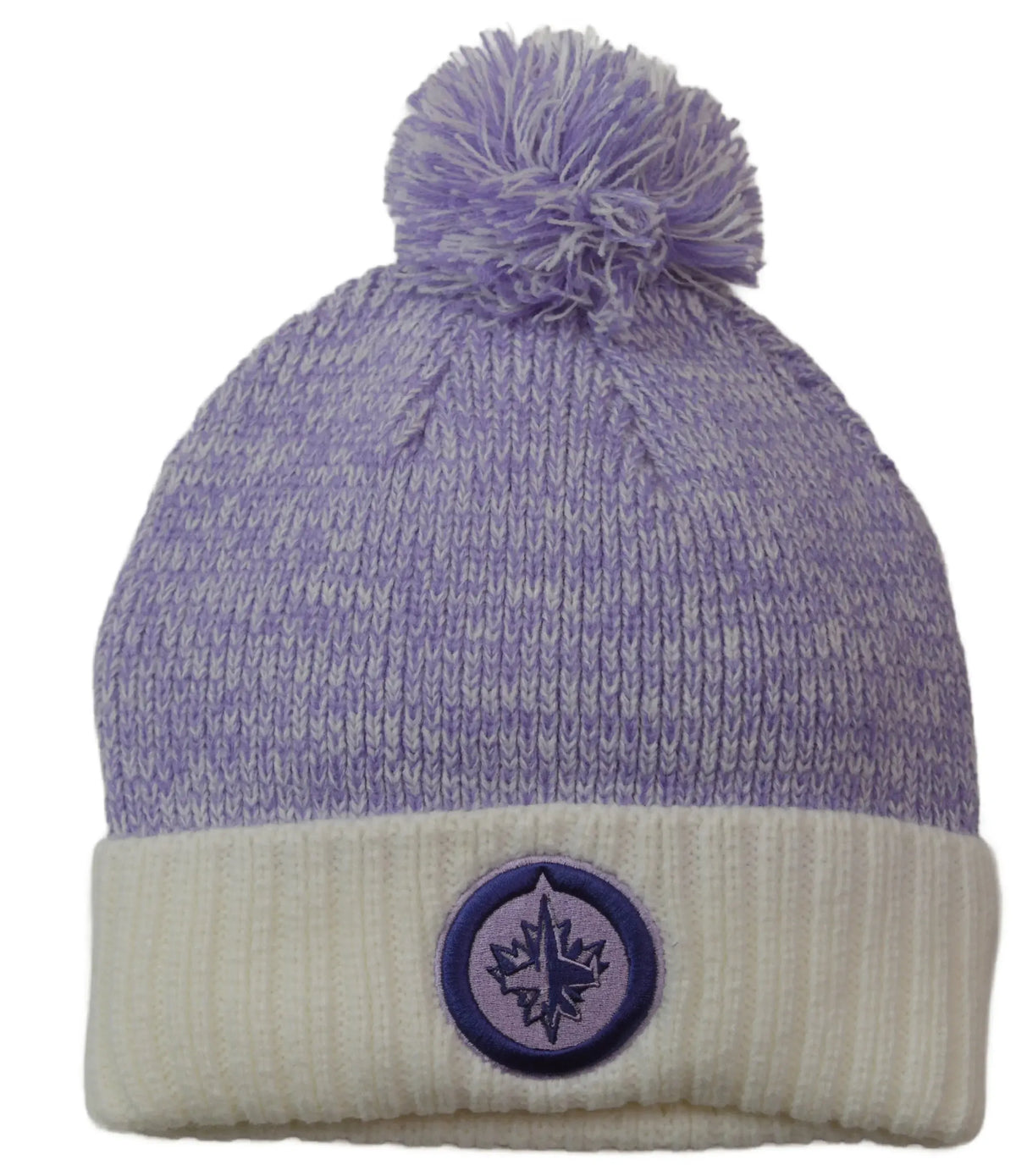Winnipeg Jets NHL Hockey Fights Cancer Pom Beanie w/ Pom