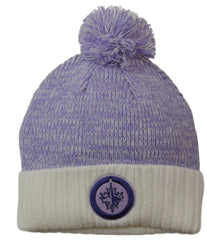 Winnipeg Jets NHL Hockey Fights Cancer Pom Beanie w/ Pom