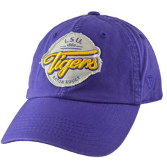 LSU Tigers NCAA Team Scene Adjustable Purple Hat by Top of the World