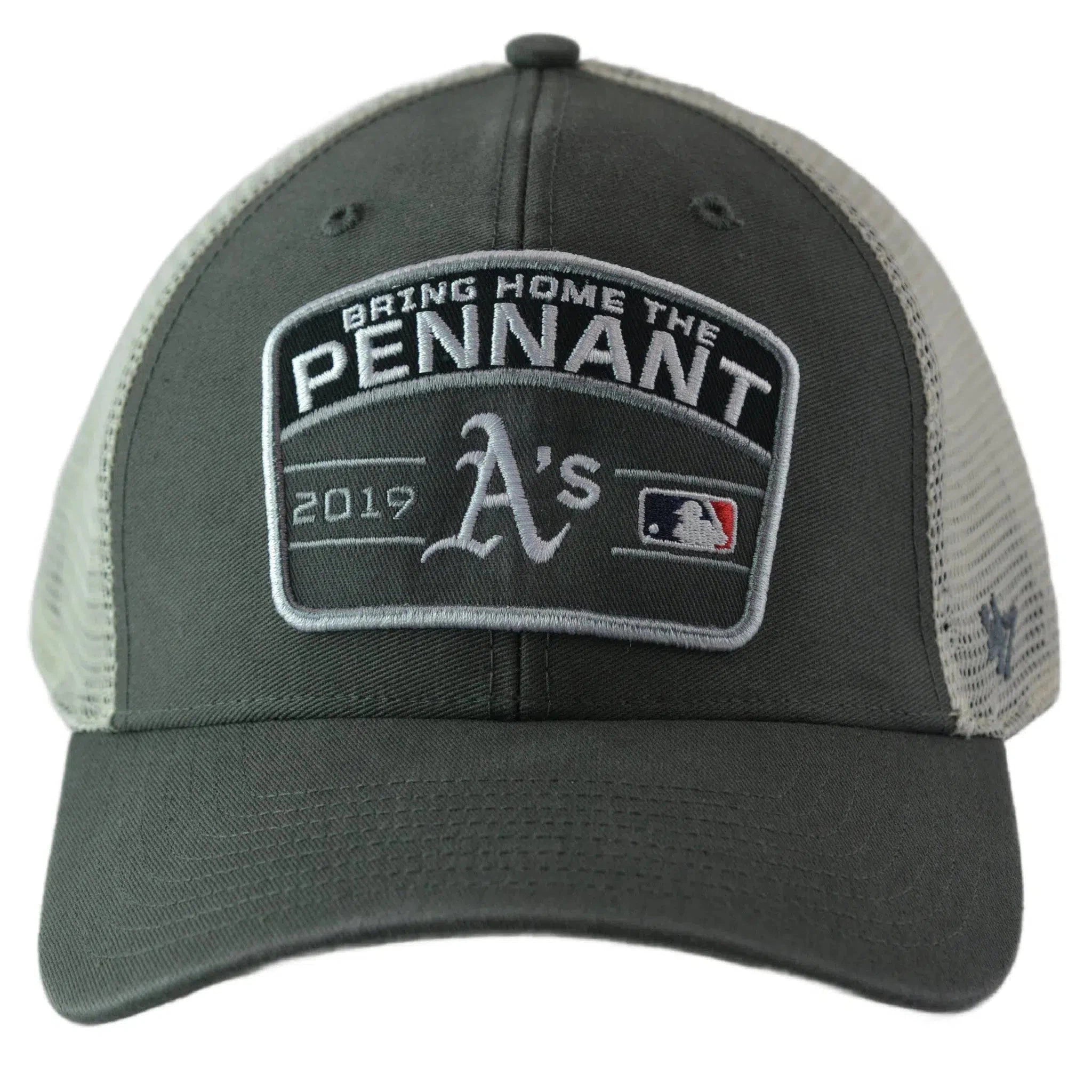 Oakland A's '47 MVP Bring Home the Pennant Adjustable Mesh Back Cap Snapback Hat