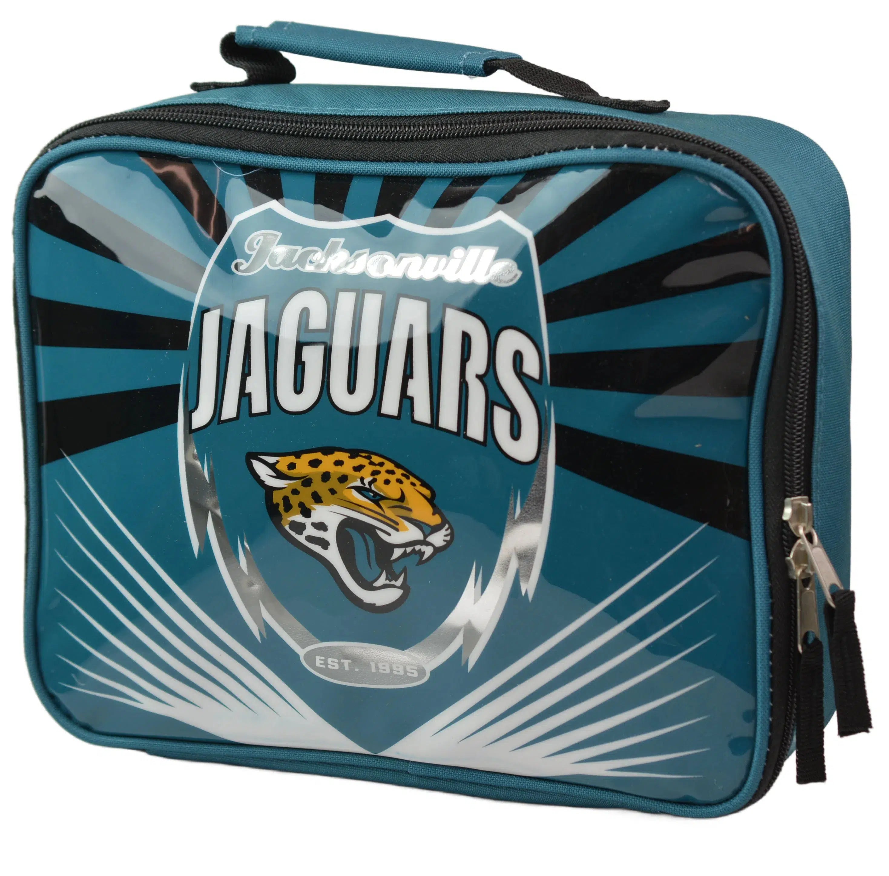 Jacksonvile Jaguars NFL Lightning Style Soft-Sided Insulated Lunch Box