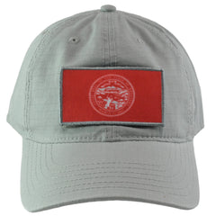 Nebraska Cornhuskers Breakaway Patch Ripstop Gray NCAA Adjustable Hat by Top of the World