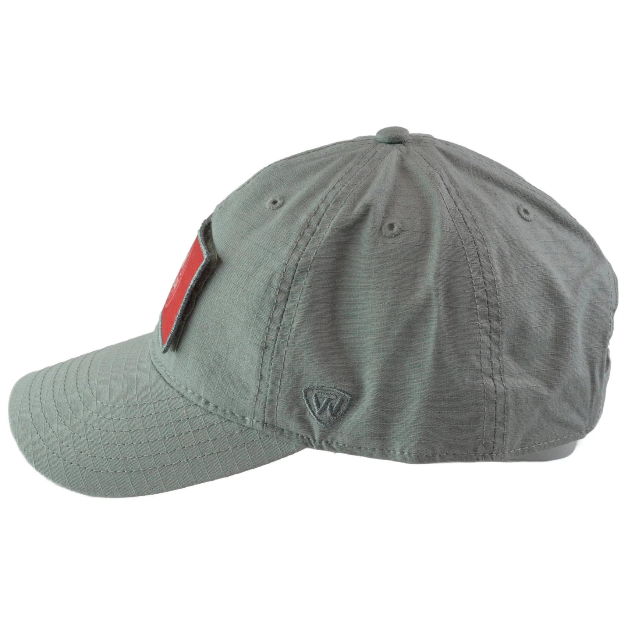 Nebraska Cornhuskers Breakaway Patch Ripstop Gray NCAA Adjustable Hat by Top of the World