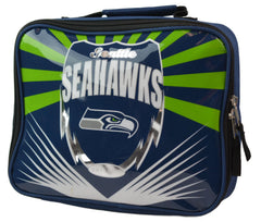 Seattle Seahawks NFL Lightning Style Soft-Sided Insulated Lunch Box