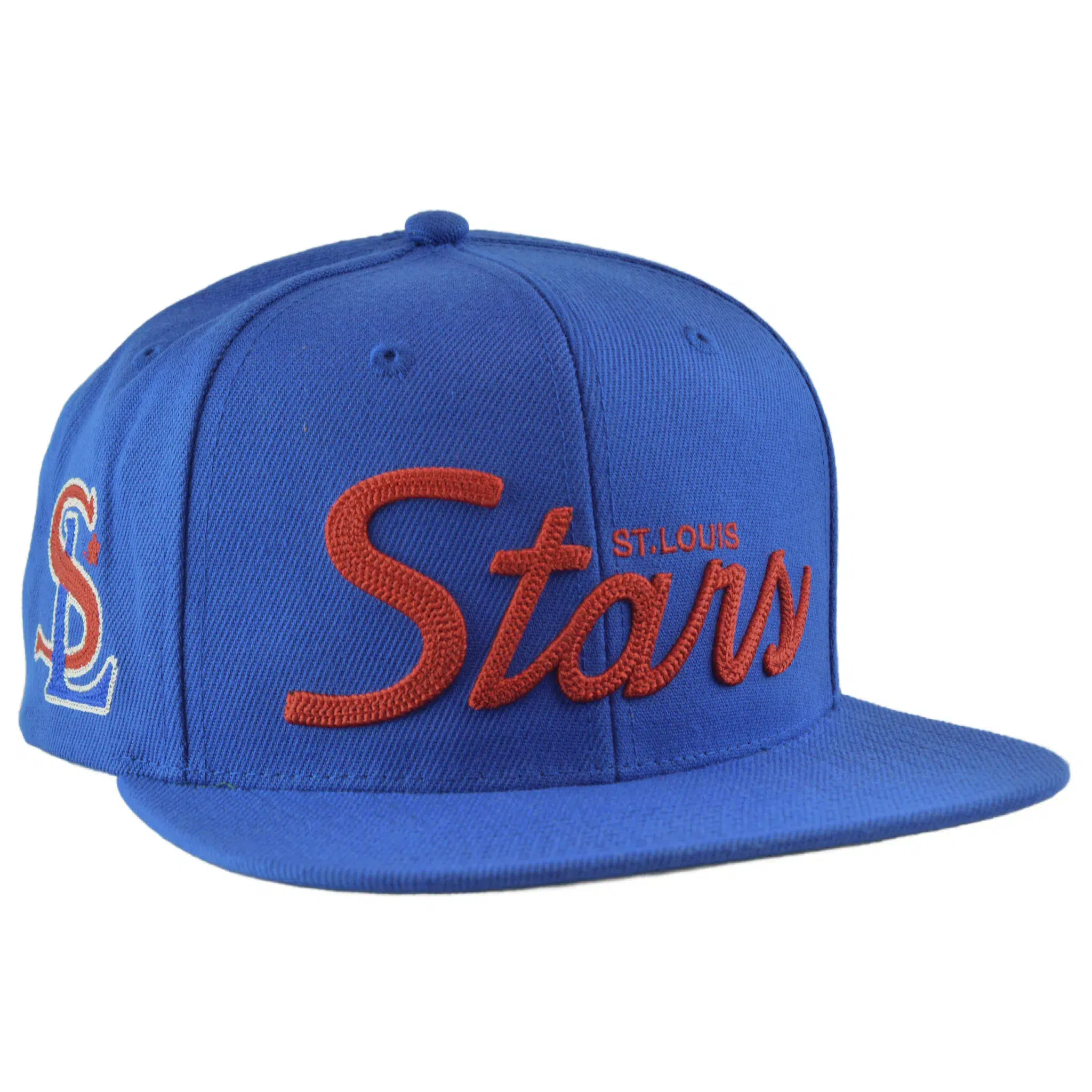 St. Louis Stars Rings & Crowns NLB Script Snapback Hat Flat Bill Cap