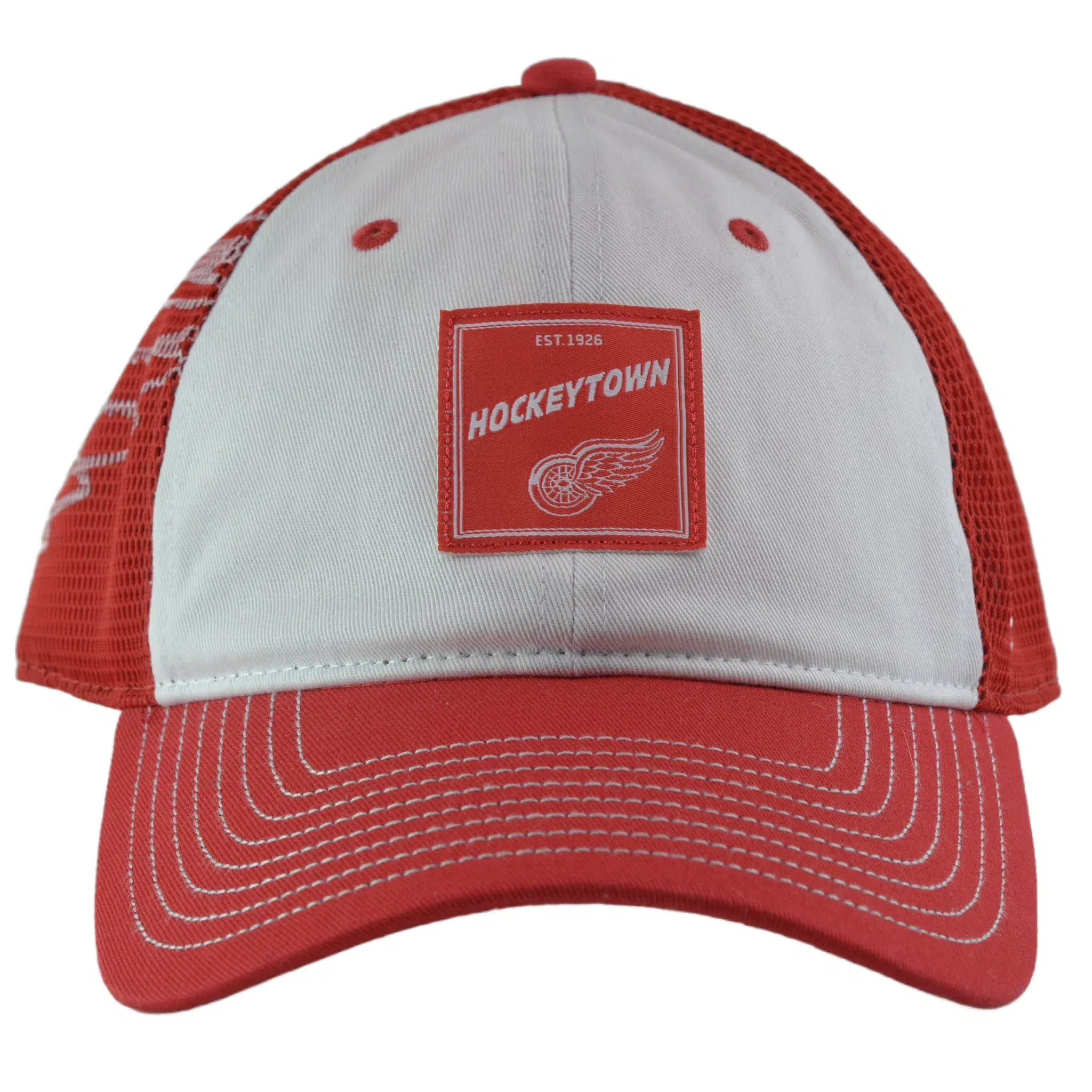 Detroit Red Wings Hockeytown NHL Team Mesh Back Hockey Hat by Fanatics