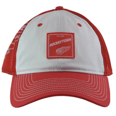 Detroit Red Wings Hockeytown NHL Team Mesh Back Hockey Hat by Fanatics